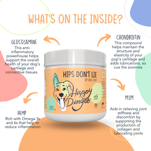 Happy Dingos Hip & Joint Supplement  Scoopy Doo's Delray Beach