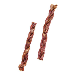 braided gullet dog chew treat bone