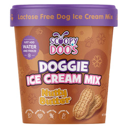 peanut butter dog ice cream mix cold treat