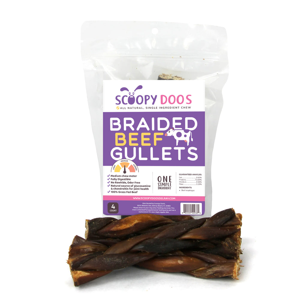 Beef Braided Gullets (4 Pack)